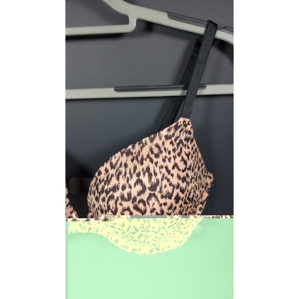 Victoria's Secret Sexy Tee Smooth PushUp T-Shirt Bra 34DD Multiway Straps Animal - Picture 3 of 5